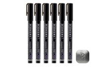 Metallic Series Markers Stainless Steel (Set of 6)