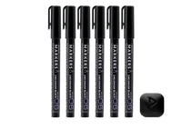 Metallic Series Markers Zirconium Black (Set of 6)