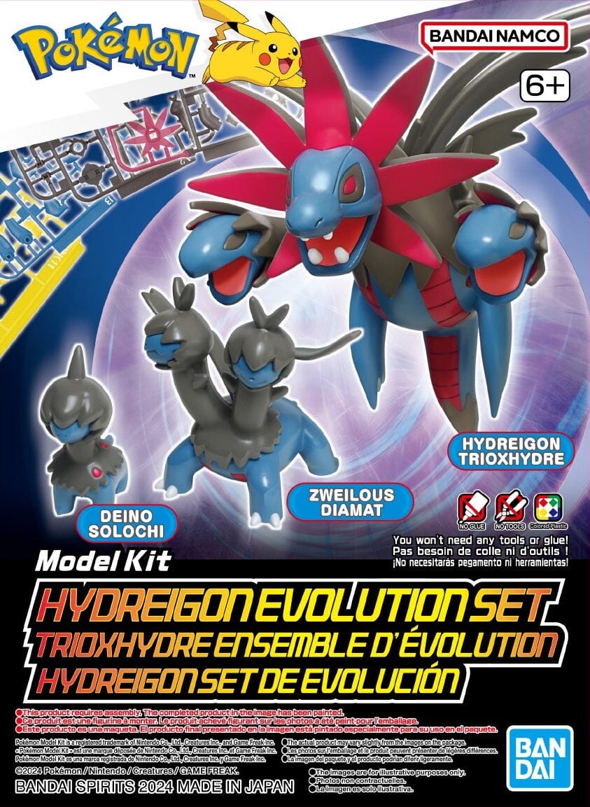 Pokemon Select Series 22 Hydreigon Evolution Set Model Kit
