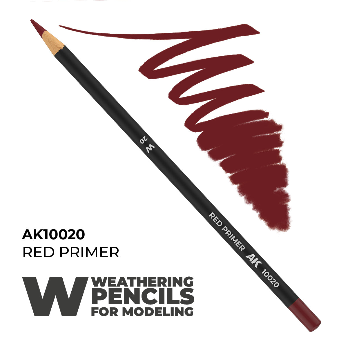 AK Interactive Weathering Pencil - Red Primer (Box - 5 Units)