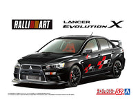 Aoshima 1/24 Tuned Car #52, Ralliart CZ4A Lancer Evolution X '07 (Mitsubishi)