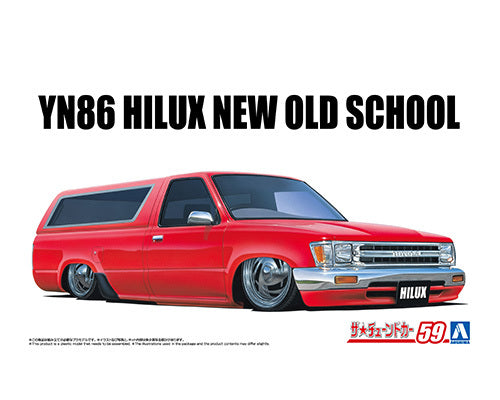 Aoshima 1/24 Tuned Car #59 YN86 Hilux New Old School '95 (Toyota)