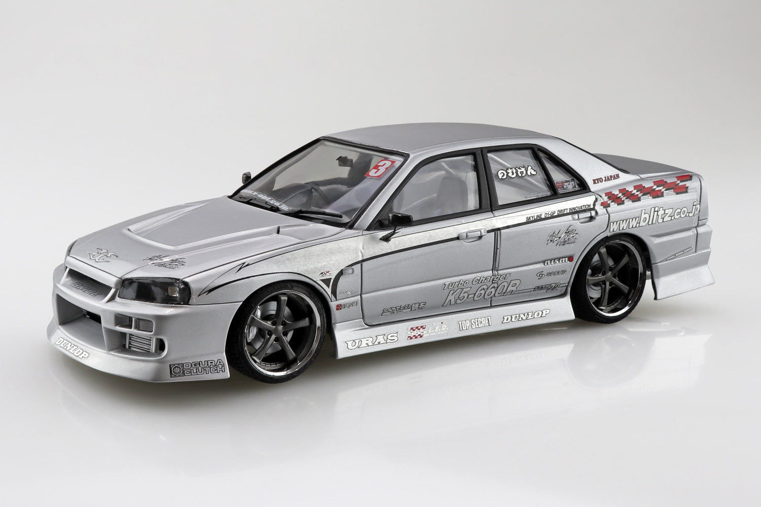 Aoshima 1/24 Uras 2002 D1 Spec Replica Er34 Skyline '01 (Nissan)