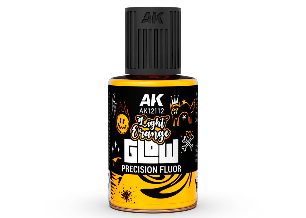 AK Interactive Light Orange Glow Precision Fluor 30ml
