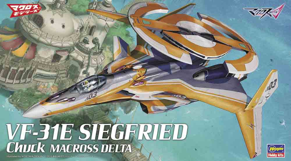Hasegawa Macross Delta 1/72 VF-31E Siegfried (Chuck Mustang)