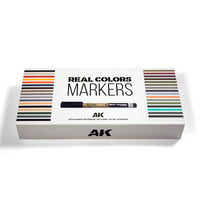 AK Interactive Real Colors Markers Special Box Real Colors Markers - 34 Units