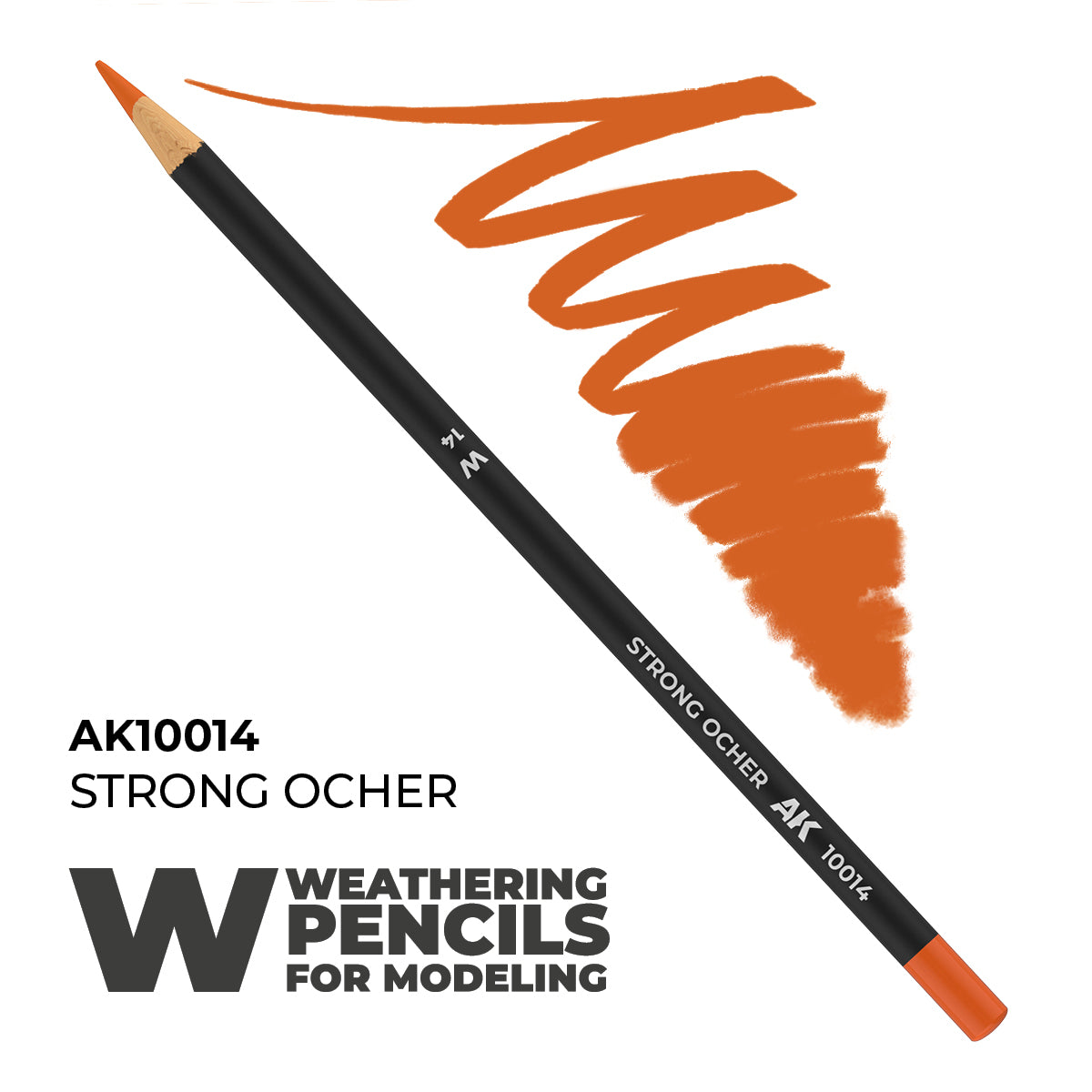 AK Interactive Weathering Pencil - Strong Ocher (Box - 5 Units)