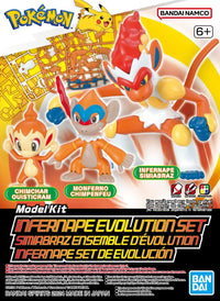 Pokemon Select Series 7 Infernape Evolution Set Model Kit