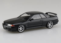 Aoshima 1/32 SNAP KIT #14CU-BP Nissan R32 Skyline GT-R Custom Wheel (Black Pearl Metallic)