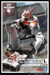 Mobile Police Patlabor AV-98 Ingram Unit 1 & Special Command Vehicle Type 98 1/43 Scale Model Kit