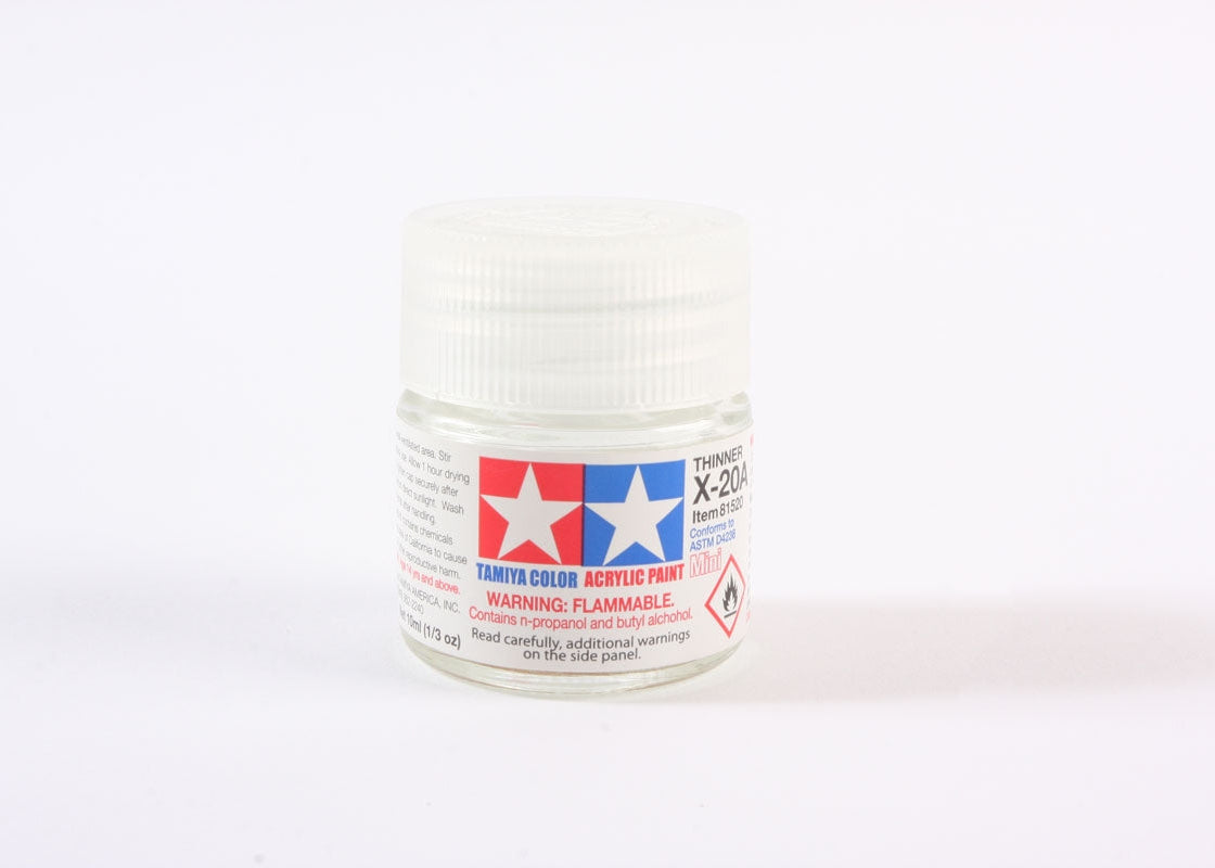 Tamiya Acrylic Mini X-20A Thinner (10ml)