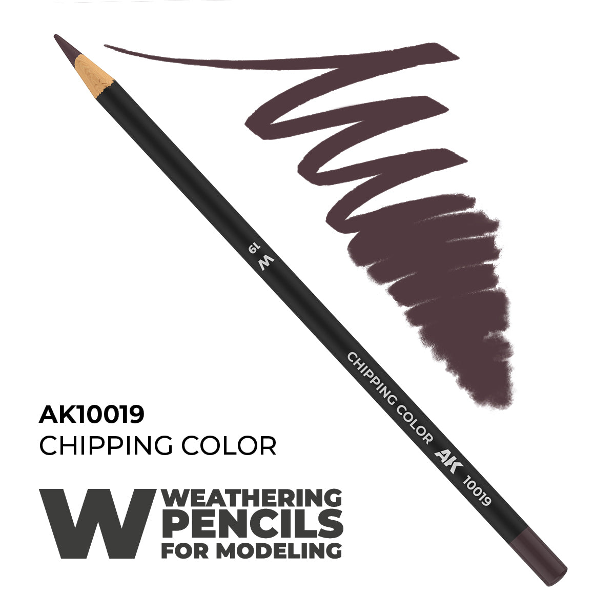 AK Interactive Weathering Pencil - Chipping Color (Box - 5 Units)