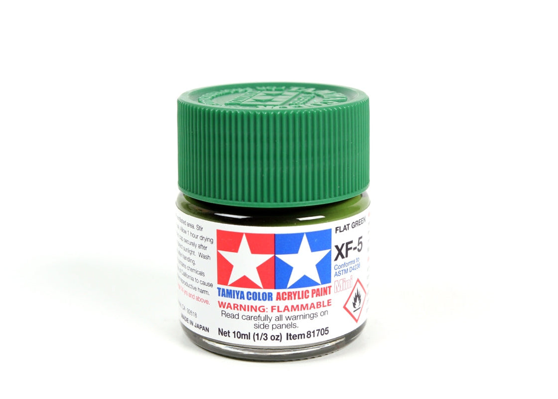 Tamiya Acrylic Mini XF-5 Flat Green (10ml)