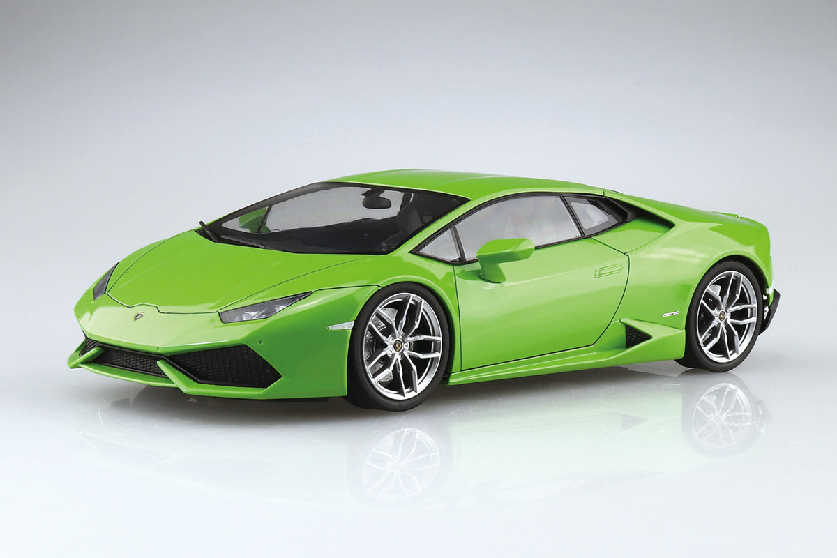 Aoshima 1/24 Pre-Painted '14 Lamborghini Huracan No.4-A Green
