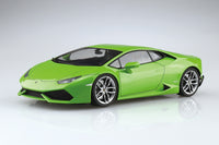 Aoshima 1/24 Pre-Painted '14 Lamborghini Huracan No.4-A Green