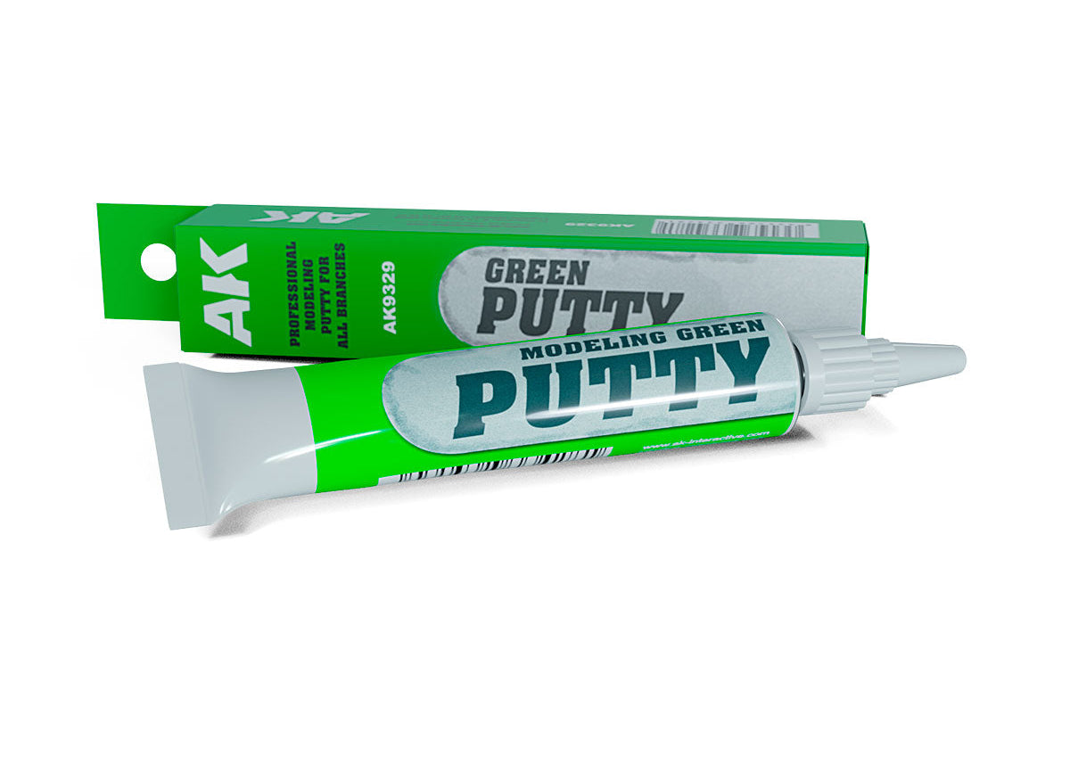 AK Interactive Modelling Green Putty - High Quality
