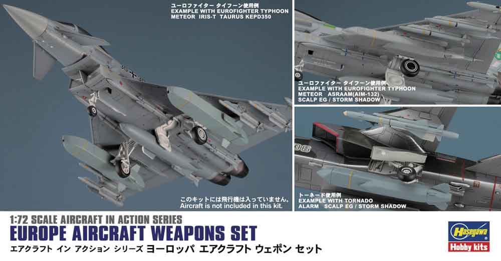 Hasegawa 1/72 Europe Aircraft Weapons Set
