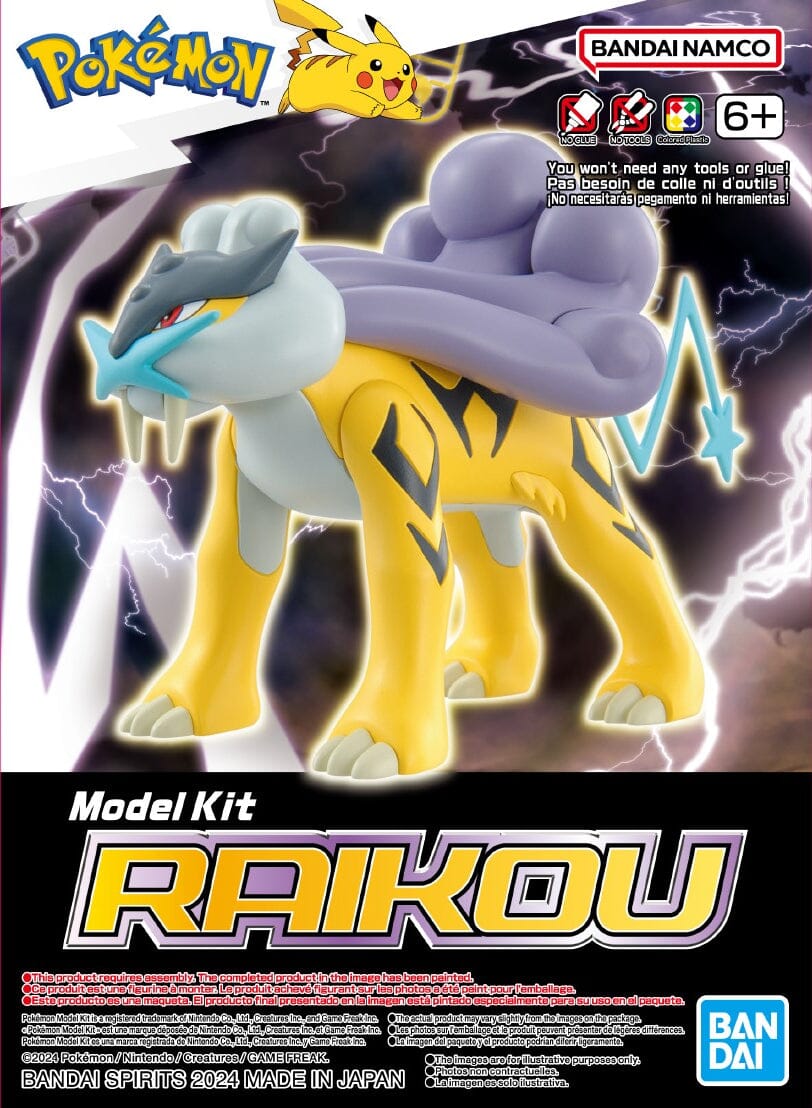 Pokemon Select Series 10 Raikou Model Kit