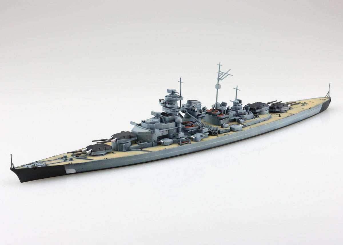 Aoshima 1/700 WATERLINE #618 German Battleship Bismarck