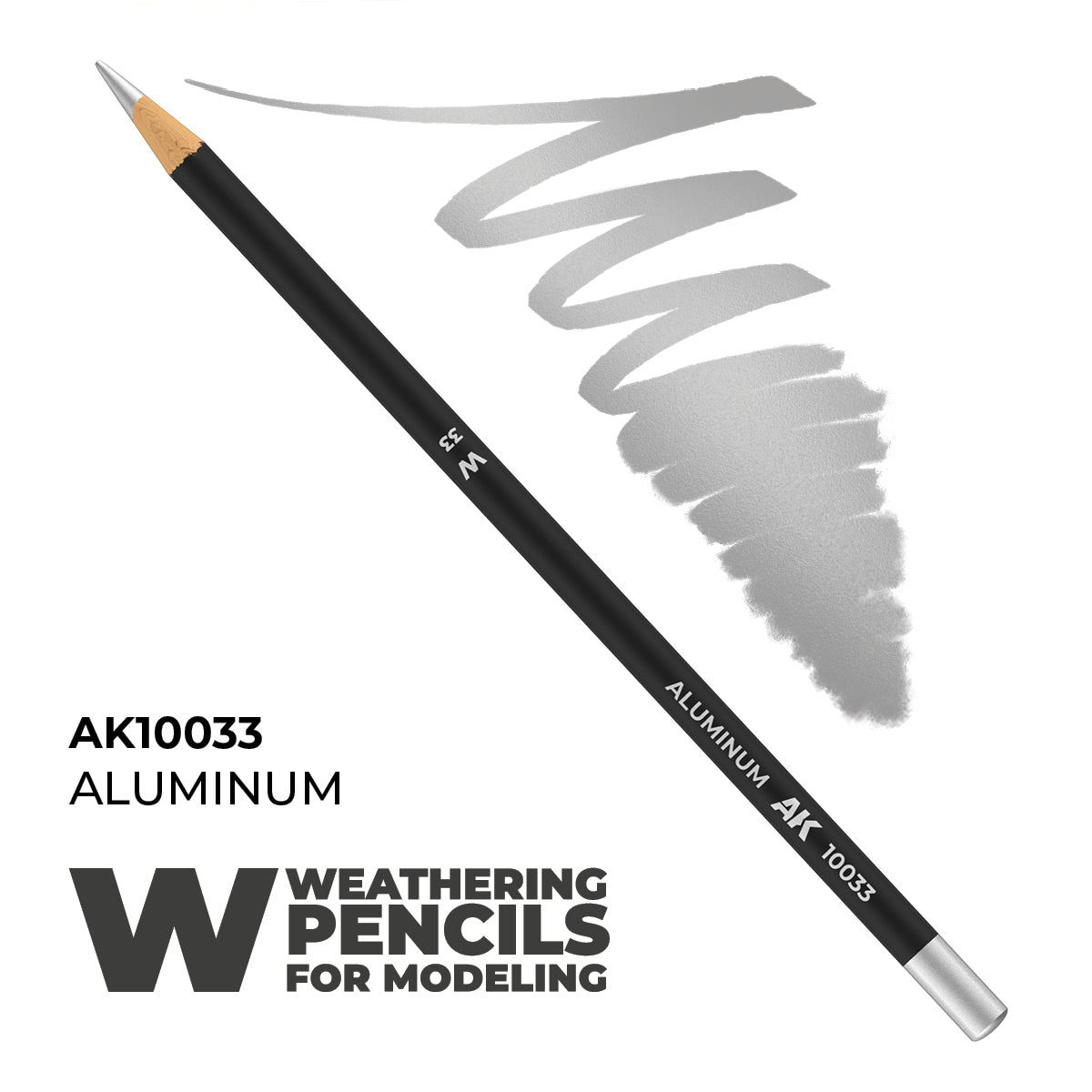 AK Interactive Weathering Pencil - Aluminum (Box - 5 Units)