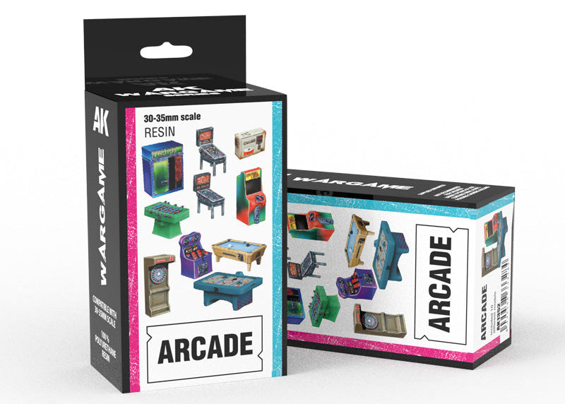 AK Interactive Arcade Wargame Set 100% Polyurethane Resin Compatible With 30-35MM Scale