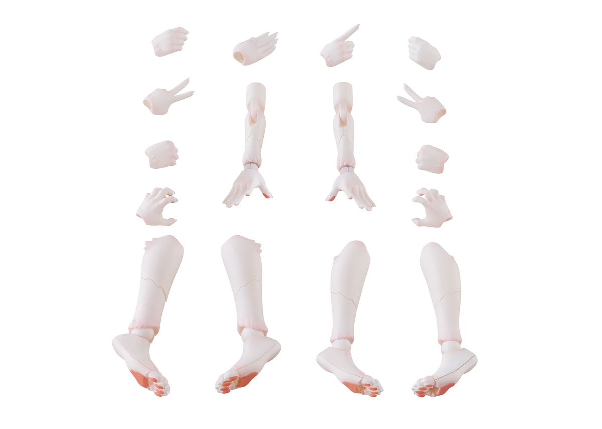 Aoshima KEMOPLA #KO-02RKM Arm & Leg Parts Set 01 [Khao Manee Color]