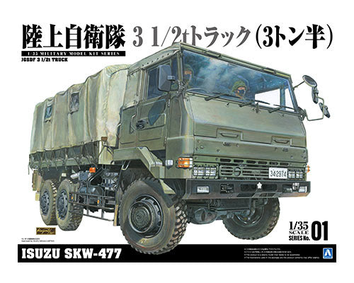 Aoshima 1/35 3.5t Truck (SKW-477)