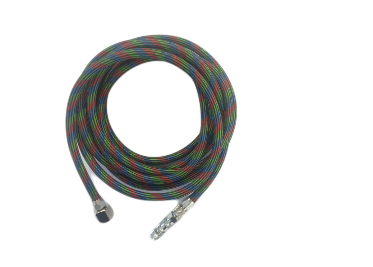IWATA 10FT Braided Quick Disconnect Air Hose
