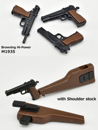 Little Armory LA096 Browning High-Power Type 1/12 Scale Accessory Set