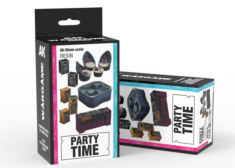 AK Interactive Party Time Wargame Set 100% Polyurethane Resin Compatible With 30-35MM Scale