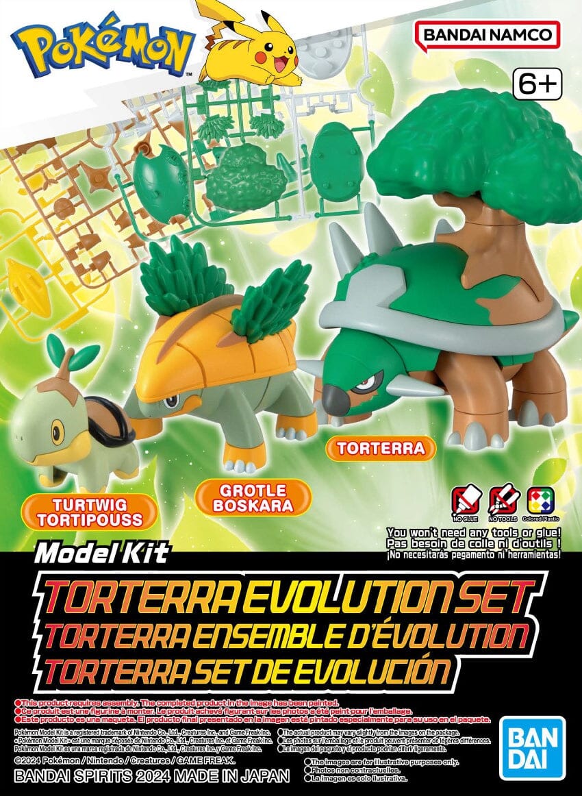 Pokemon Select Series 8 Torterra Evolution Set Model Kit – USA Gundam Store