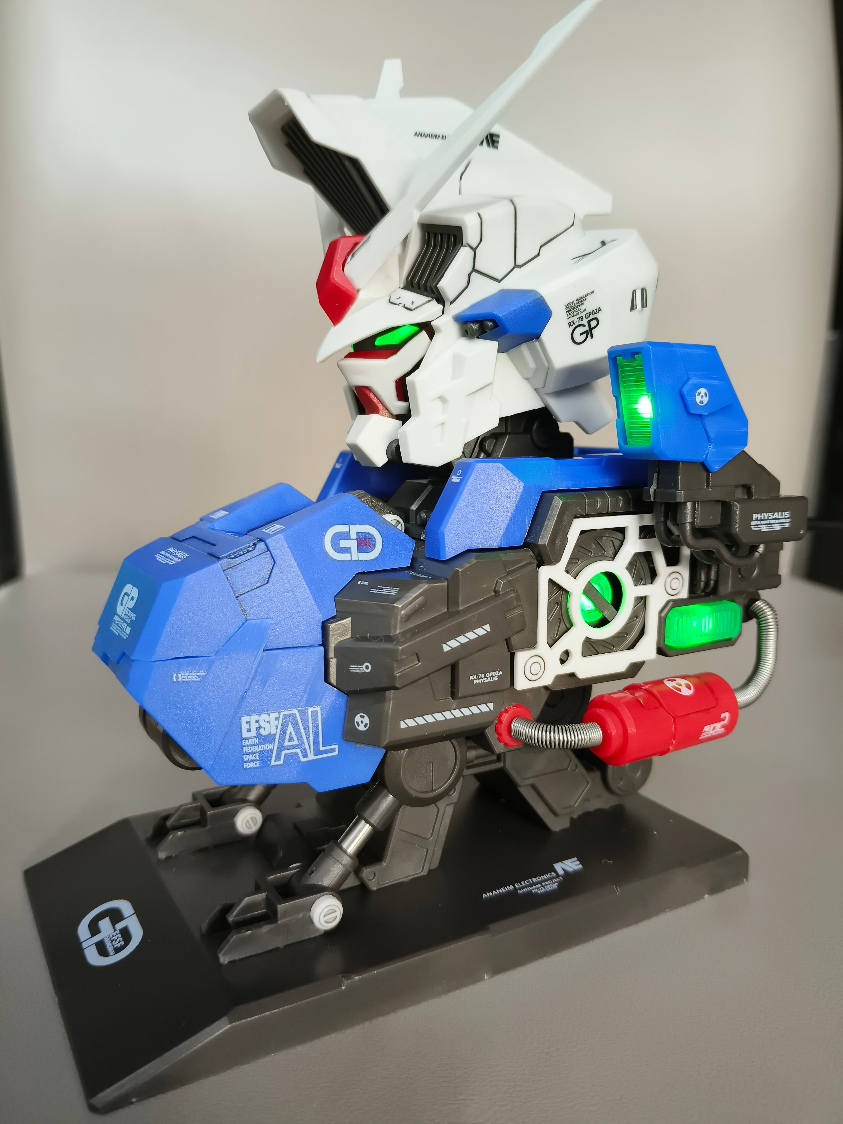 GP02 Bust 1/38 Scale Model Kit