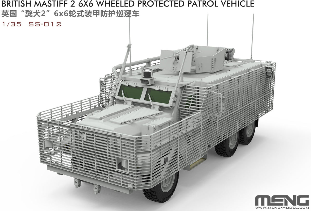 Meng 1/35 British Mastiff 2 6X6 Wheeled Protected Patrol Vehicle