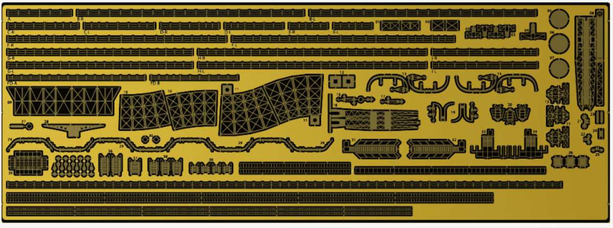 Fujimi 1/700 IJN Fast Battleship Haruna Full Hull Model Special Version w/Photo-Etched Parts