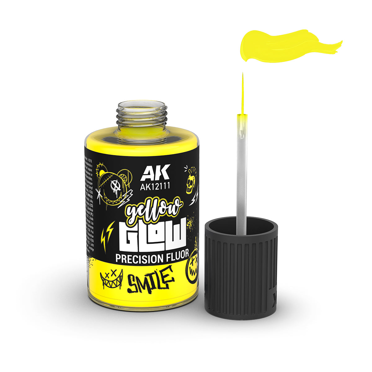 AK Interactive Yellow Glow Precision Fluor Yellow 30ml