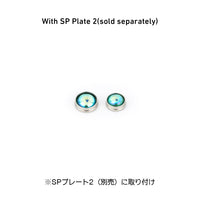 HiQ Parts VC Dome 3 Green Size L 5.0 6.0mm (5 pcs each, total 10 pcs)