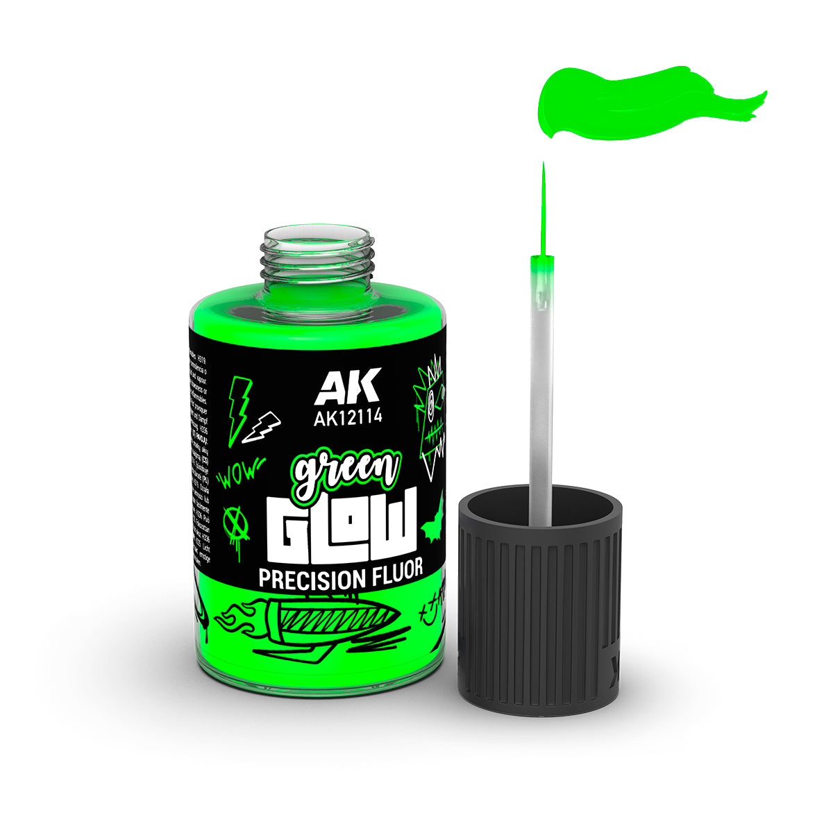 AK Interactive Green Glow Precision Fluor 30ml