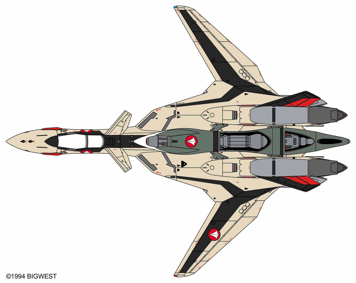 Macross Plus YF-19 w/Fast Pack & Fold Booster 1/72 Scale Model Kit