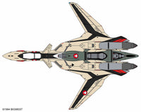 Macross Plus YF-19 w/Fast Pack & Fold Booster 1/72 Scale Model Kit