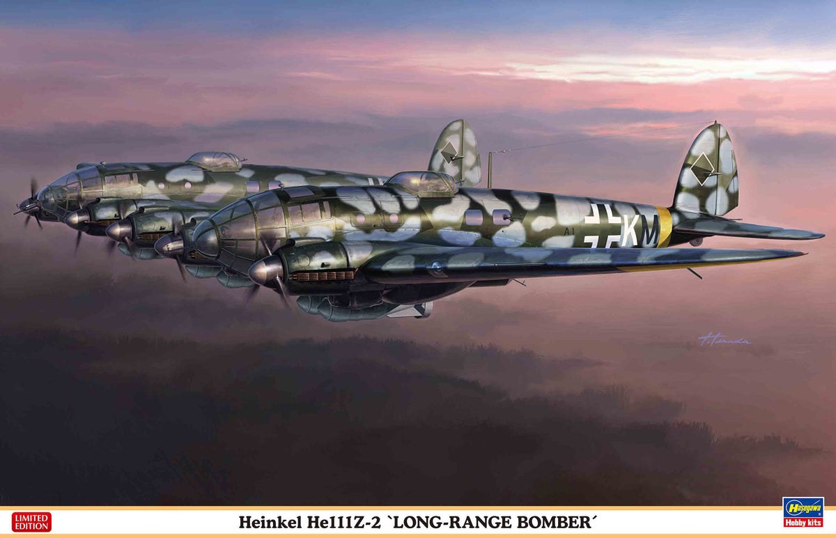Hasegawa 1/72 Heinkel He111Z-2 "LONG-RANGE BOMBER"