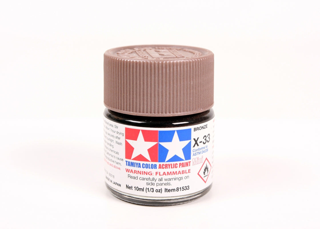 Tamiya Acrylic Mini X-33 Bronze (10ml)