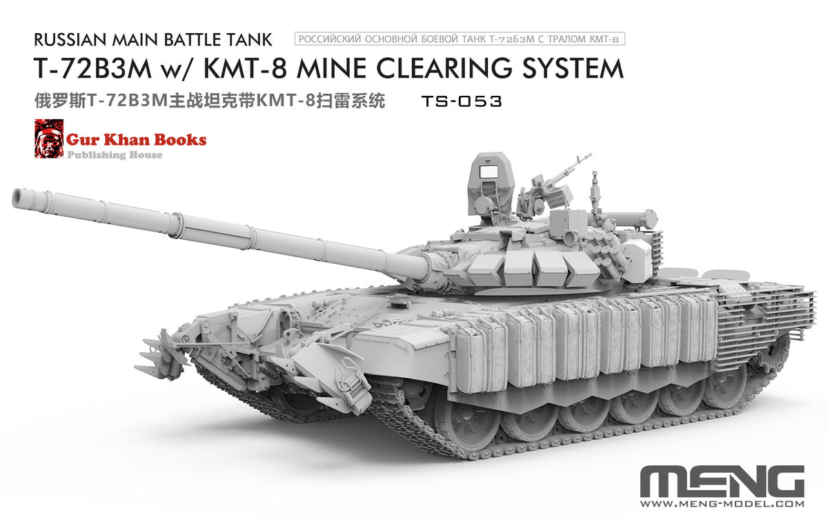 Meng 1/35 Russian Main Battle Tank T-72B3M w/ KMT-8 Mine Clearing System