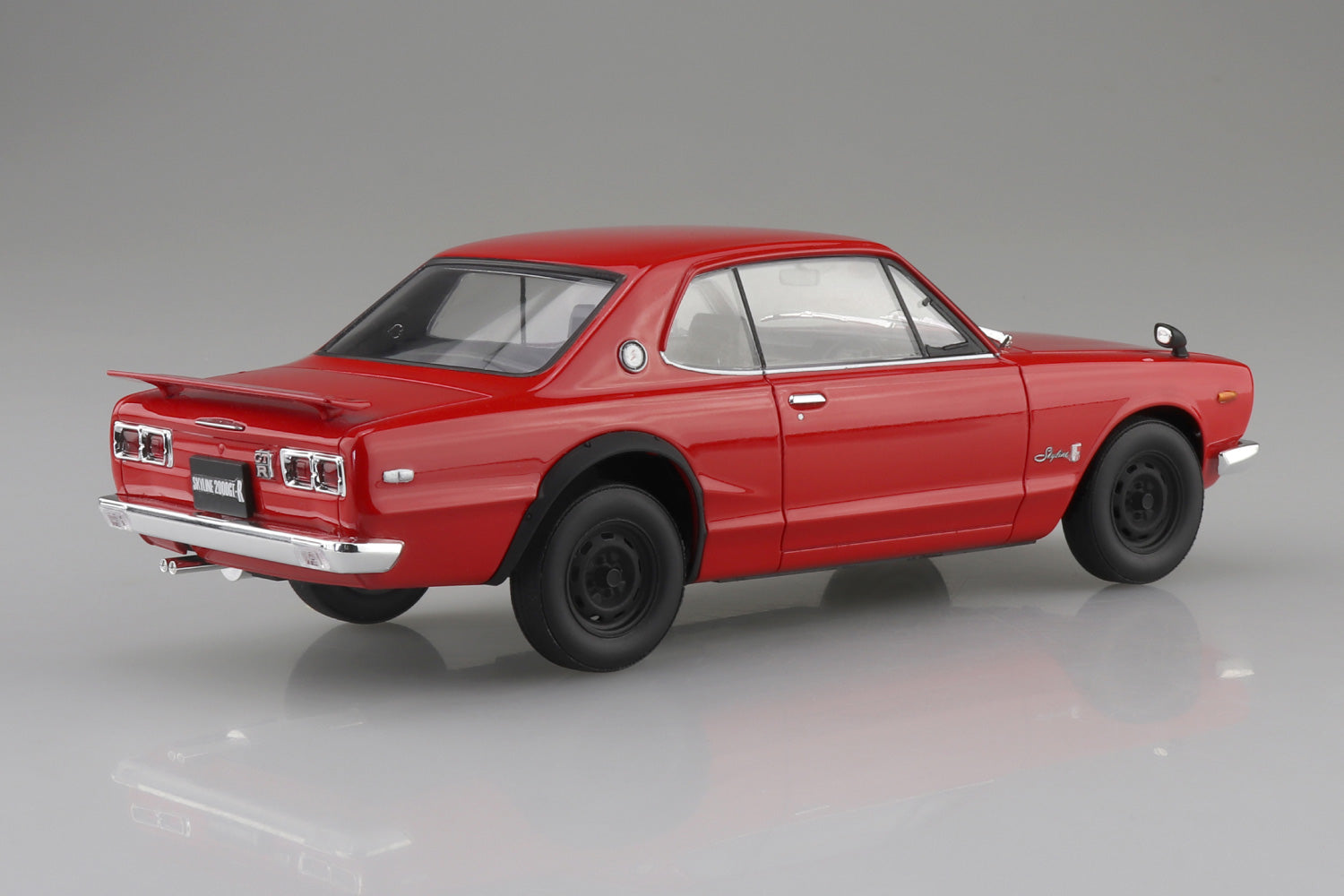 Aoshima 1/24 SNAP CAR KPGC10 SKYLINE HT 2000GT-R 1970 Red