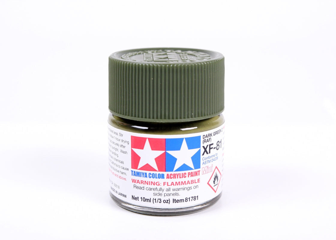 Tamiya Acrylic Mini XF-81 Dark Green (10ml)