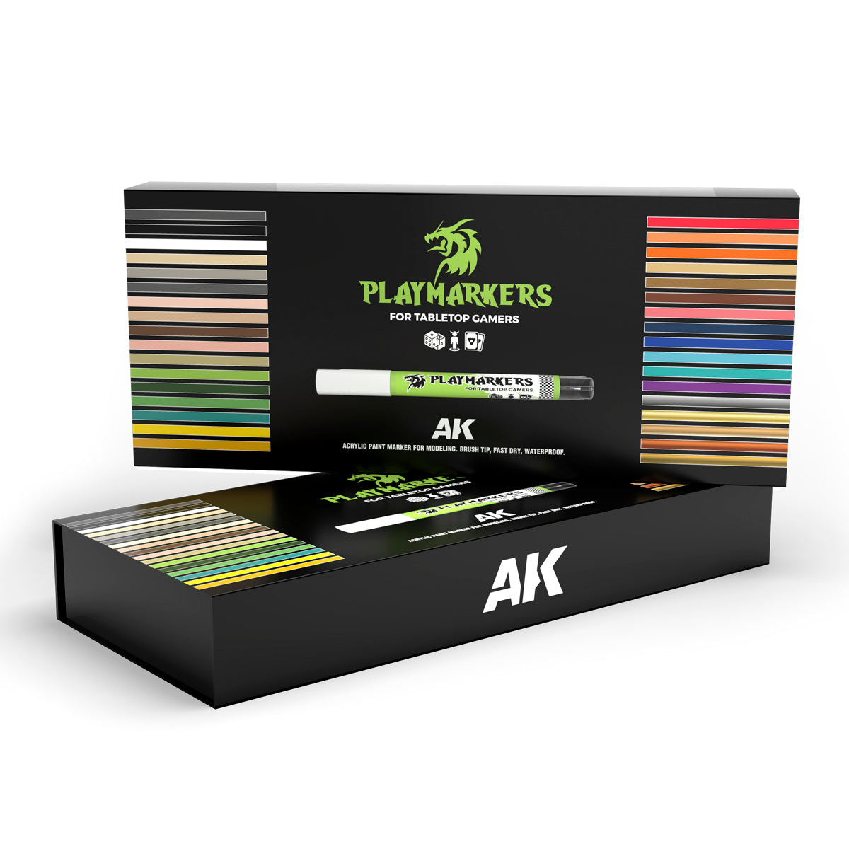 AK Interactive Special Box AK Playmarkers - Full Range 34 Playmarkers
