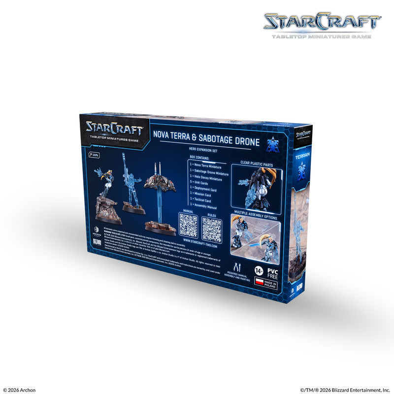 Archon Studio StarCraft: Nova Terra & Sabotage Drone (Terran Hero Expansion Set)