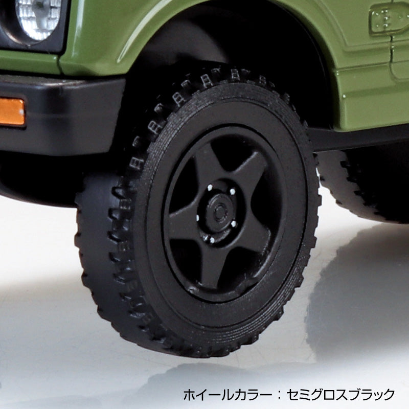 Aoshima 1/32 SNAP KIT #18CU-OG Suzuki JA11 Jimny Custom Wheel (Olive Green)