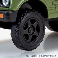 Aoshima 1/32 SNAP KIT #18CU-OG Suzuki JA11 Jimny Custom Wheel (Olive Green)