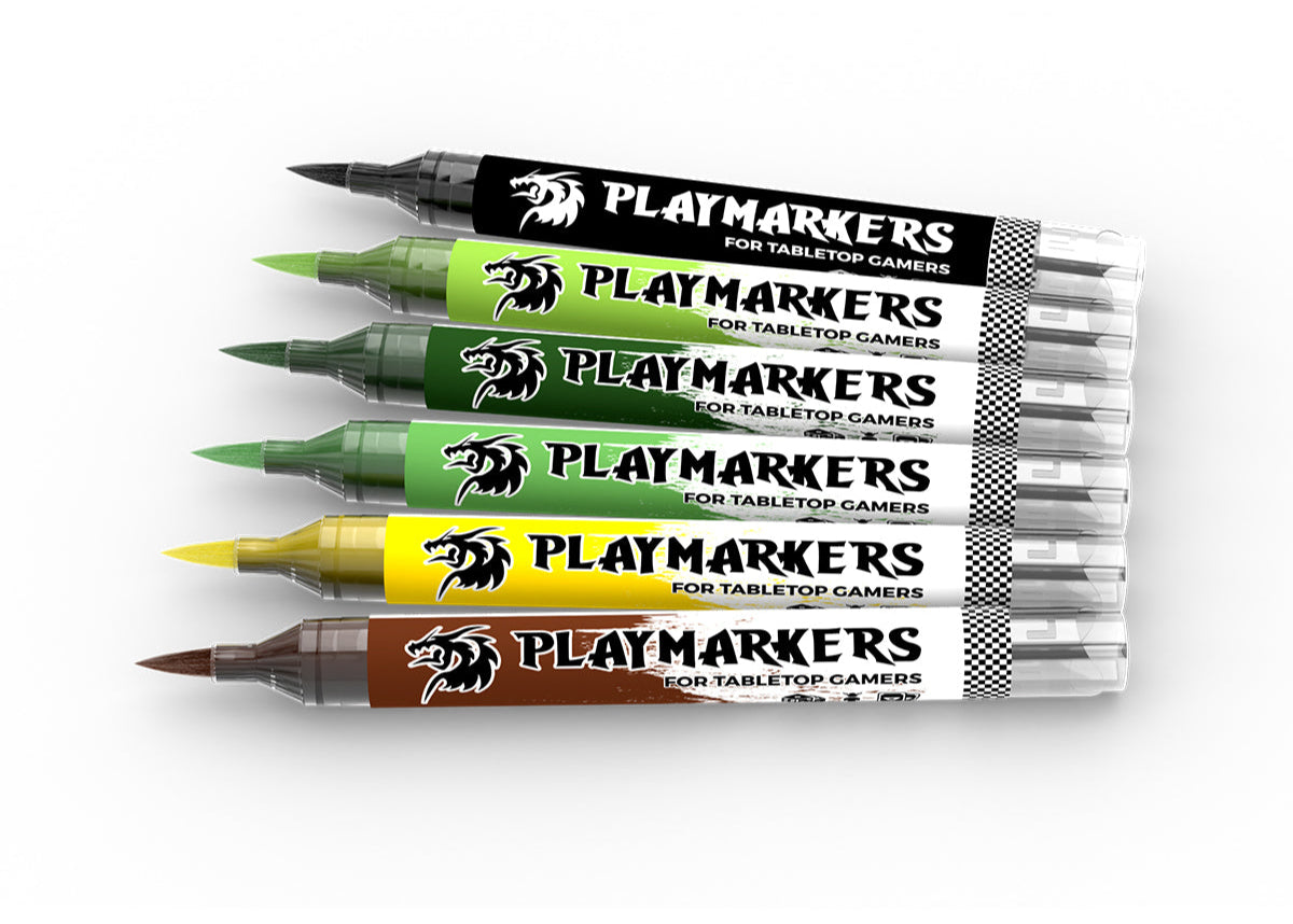 AK Interactive Playmarkers Set - Orcs & Goblins (6 Ref.)