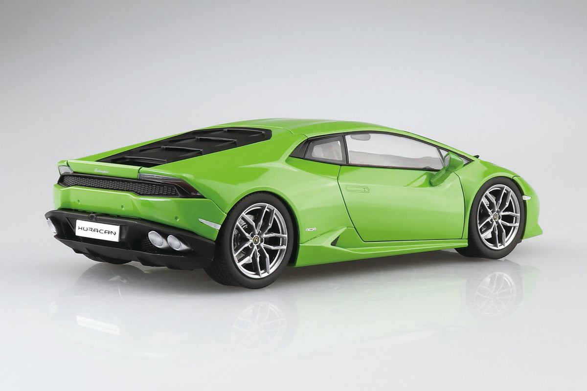 Aoshima 1/24 Pre-Painted '14 Lamborghini Huracan No.4-A Green